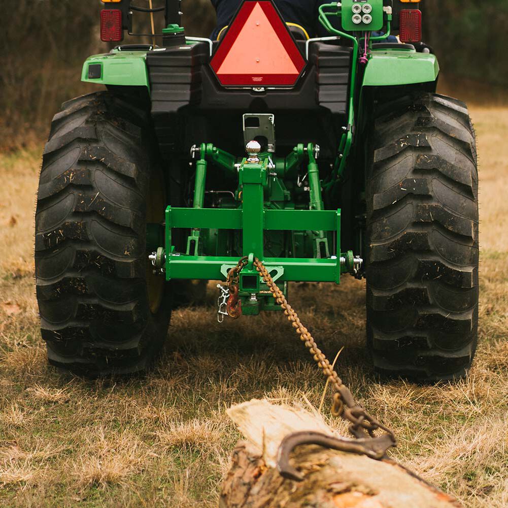 Standard Series 3 Point Tractor Drawbar with Suitcase Weight Brackets | Green - view 7