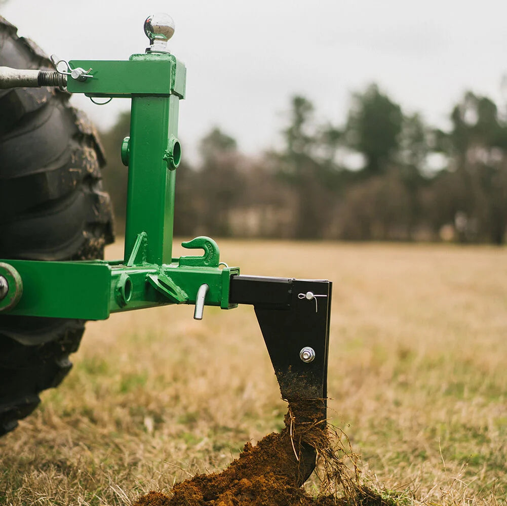 Standard Series 3 Point Gooseneck Trailer Hitch and Hay Bale Attachment | Charcoal / Frame Only - view 3