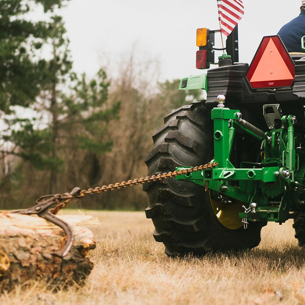 Standard Series 3 Point Gooseneck Trailer Hitch and Hay Bale Attachment | Charcoal / Frame Only - view 4