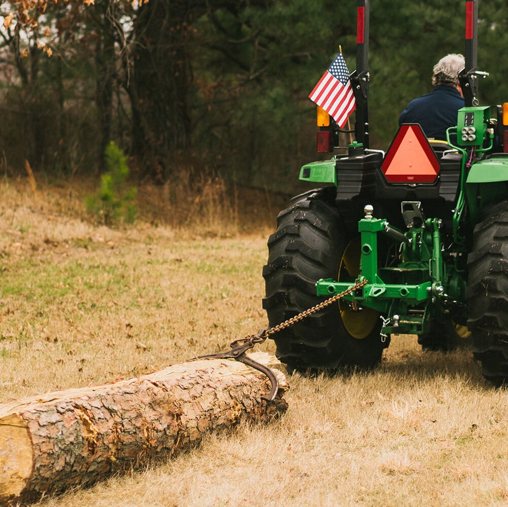 Standard Series 3 Point Gooseneck Trailer Hitch and Hay Bale Attachment | Charcoal / Frame Only - view 5