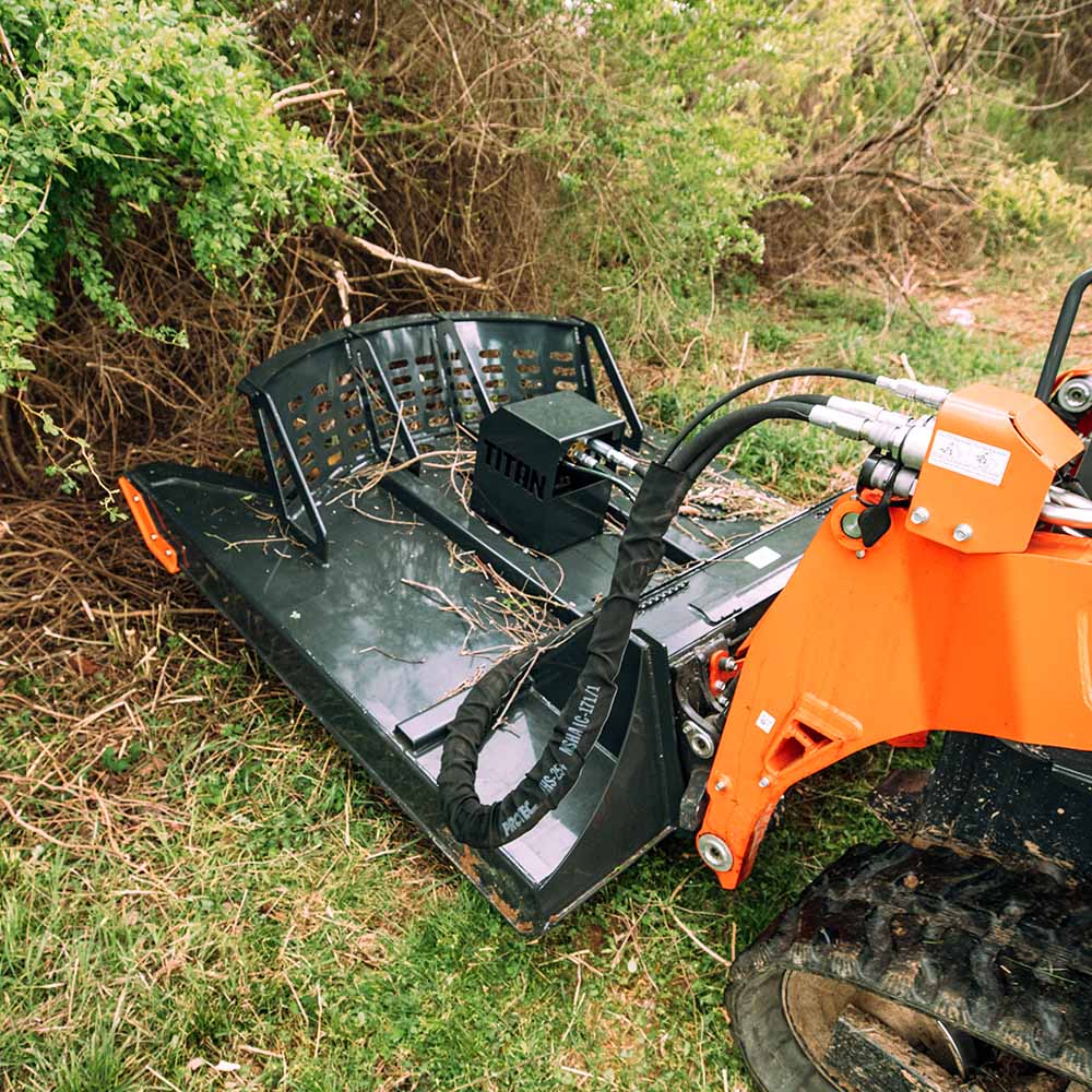 USA Made Skid Steer Brush Cutter - Cutting Width: 72" | 72" - view 15