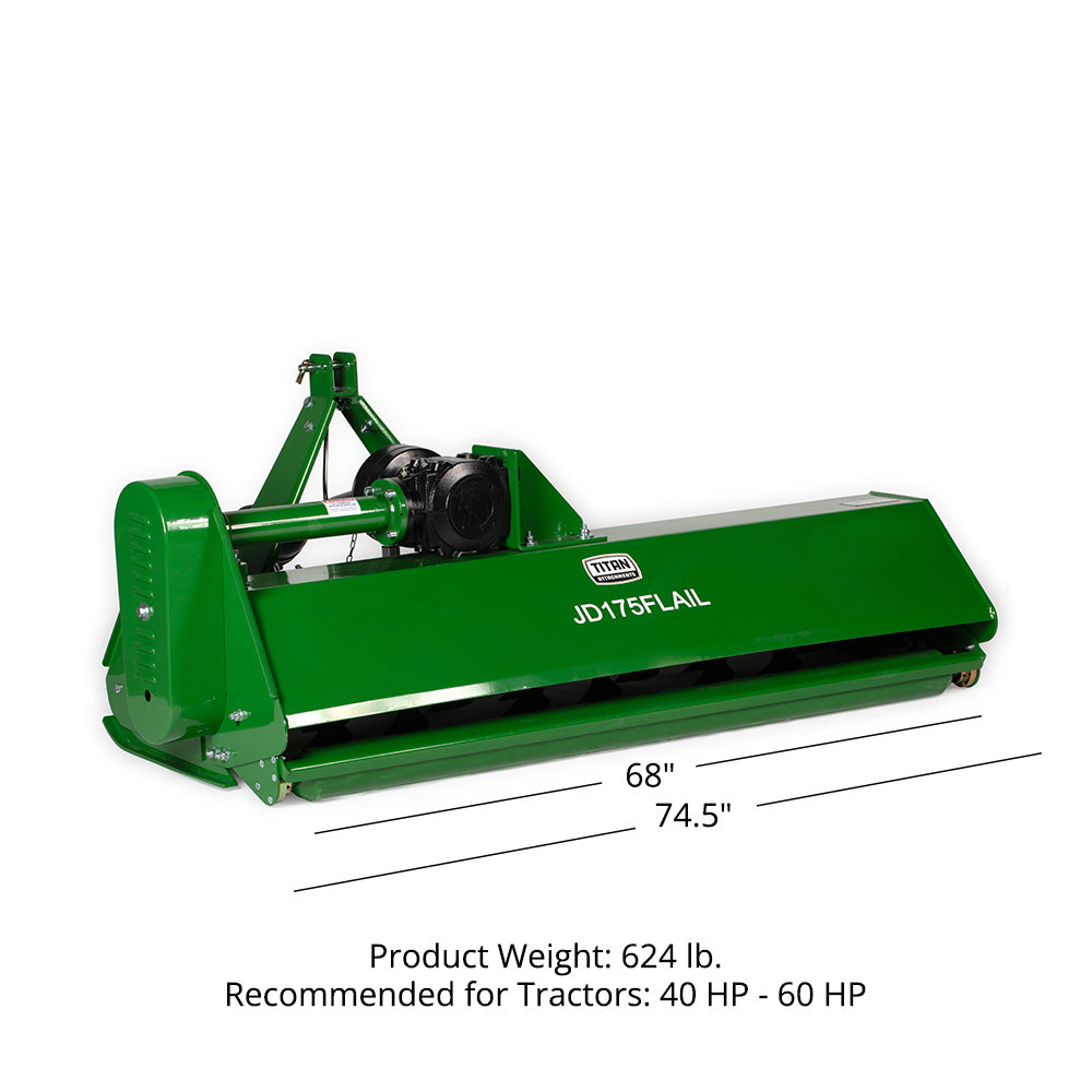 3 Point Flail Mowers | Green / 68" - view 57