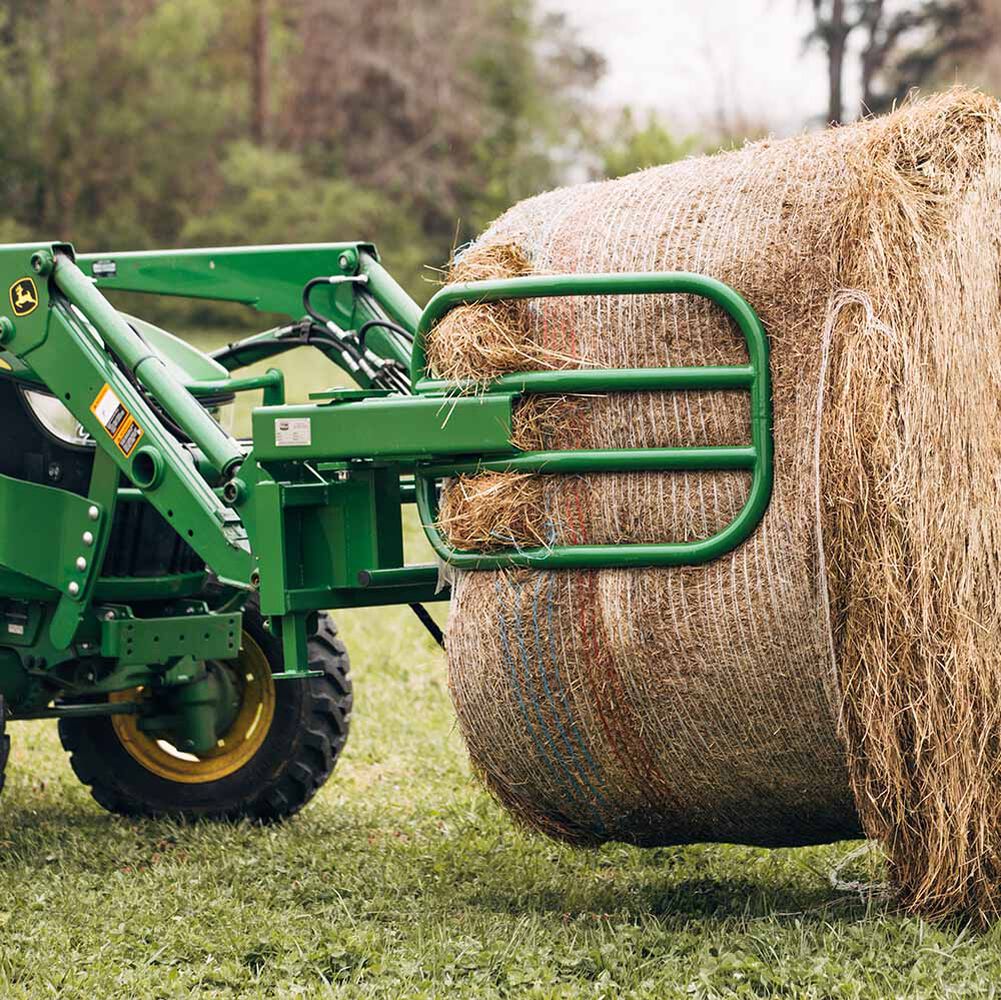 Round Hay Bale Gripper Fits John Deere Tractors - view 2