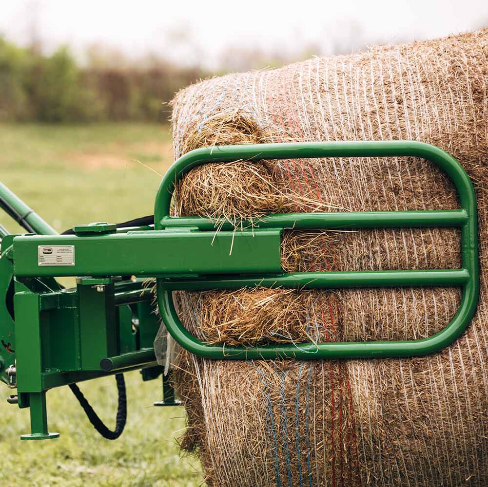 Round Hay Bale Gripper Fits John Deere Tractors - view 3