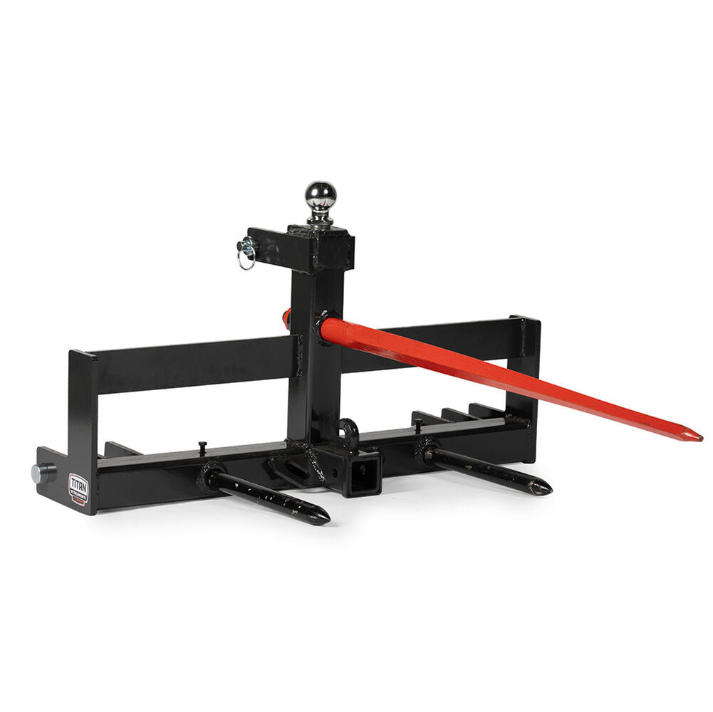 Pro Series 3 Point Hitch Receiver with Suitcase Rack | Frame + 32" Spear