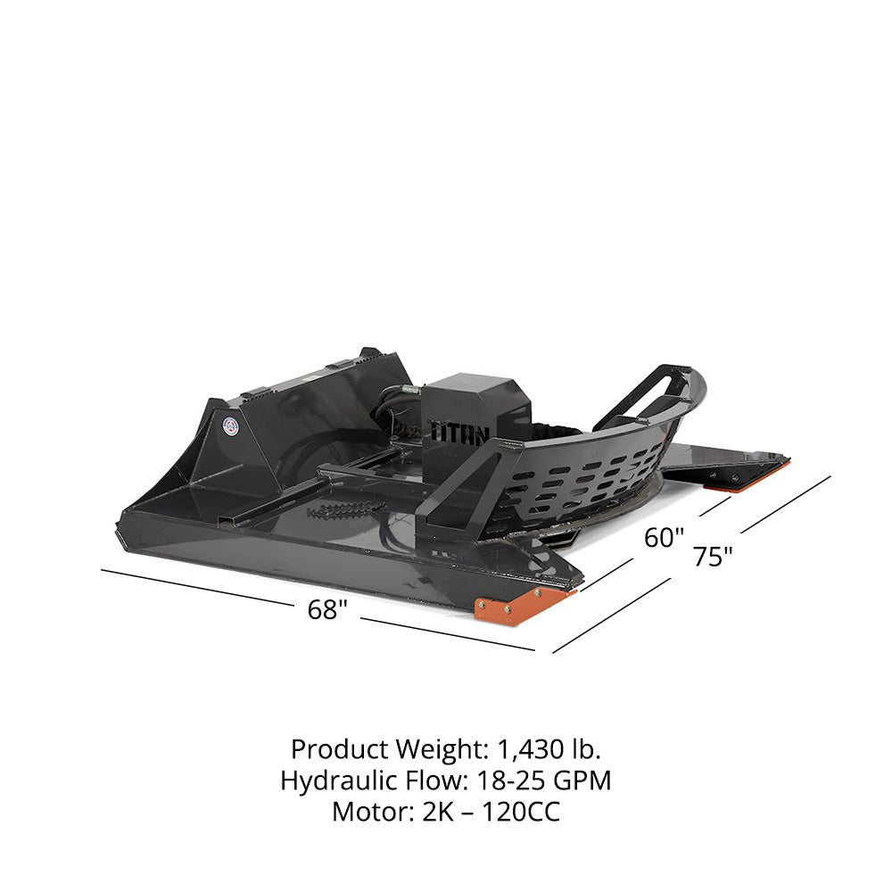USA Made Skid Steer Brush Cutter | 60"