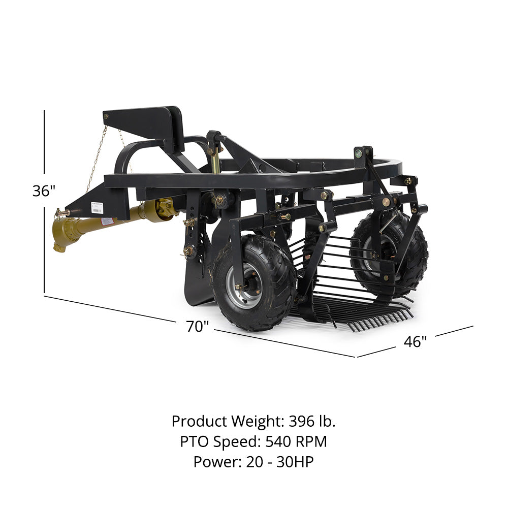 3 Point PTO Driven Potato Digger