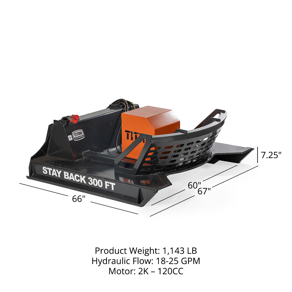 60" Standard Series Skid Steer Brush Cutter - view 12