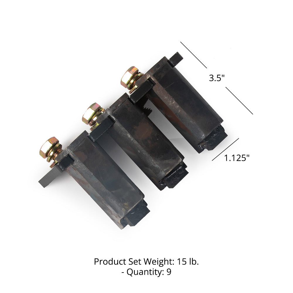 Replacement Mulching Teeth for Standard Series Skid Steer Brush Cutter - view 6