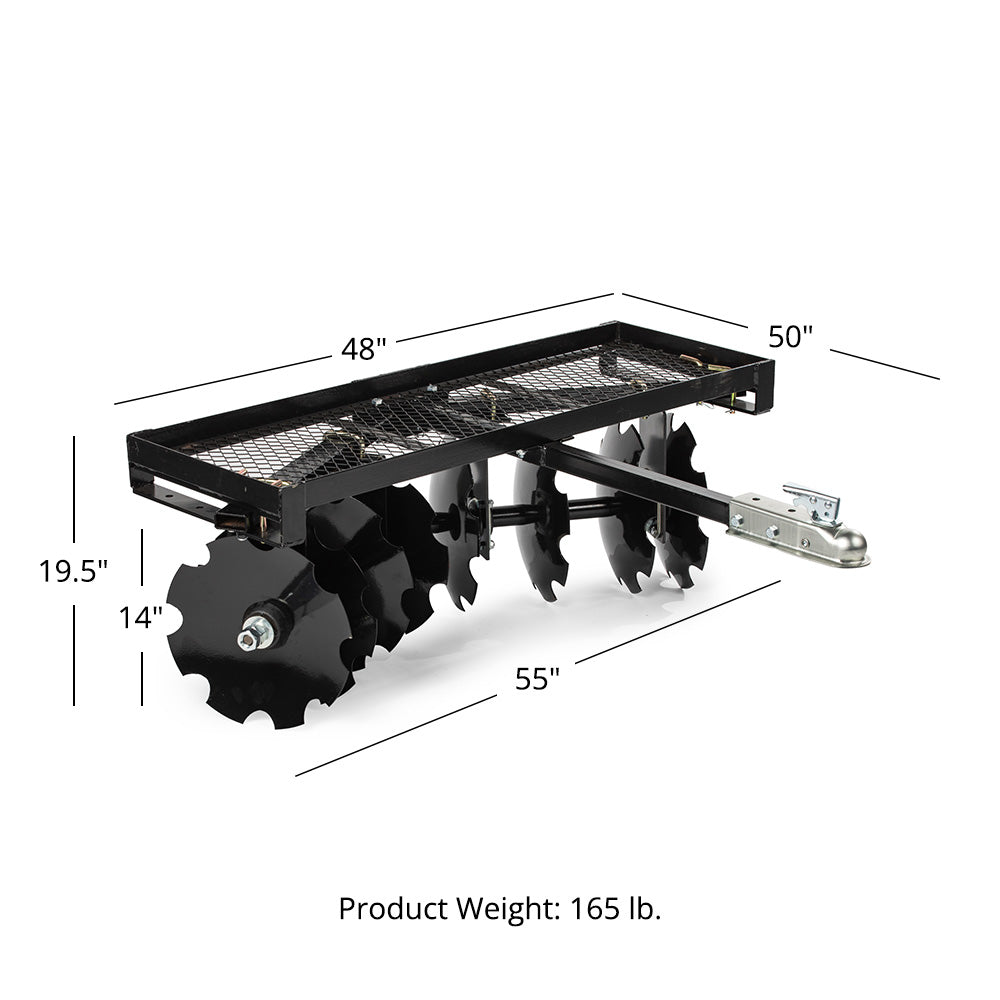 Scratch and Dent, 4 FT ATV Notched Disc Harrow - view 8
