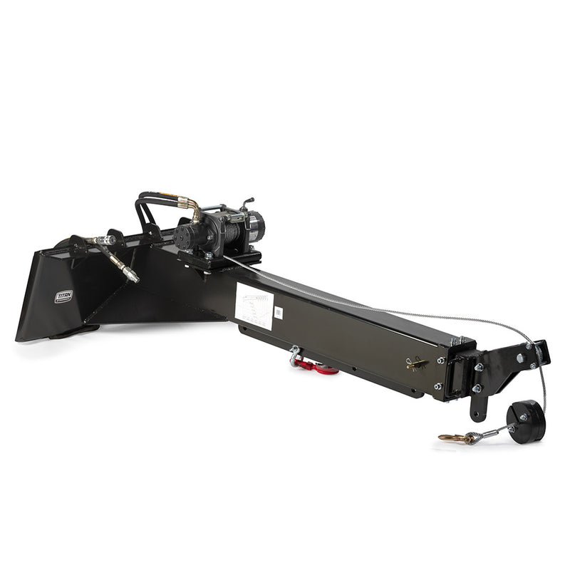 Adjustable Skid Steer Crane Jib | Jib with Winch