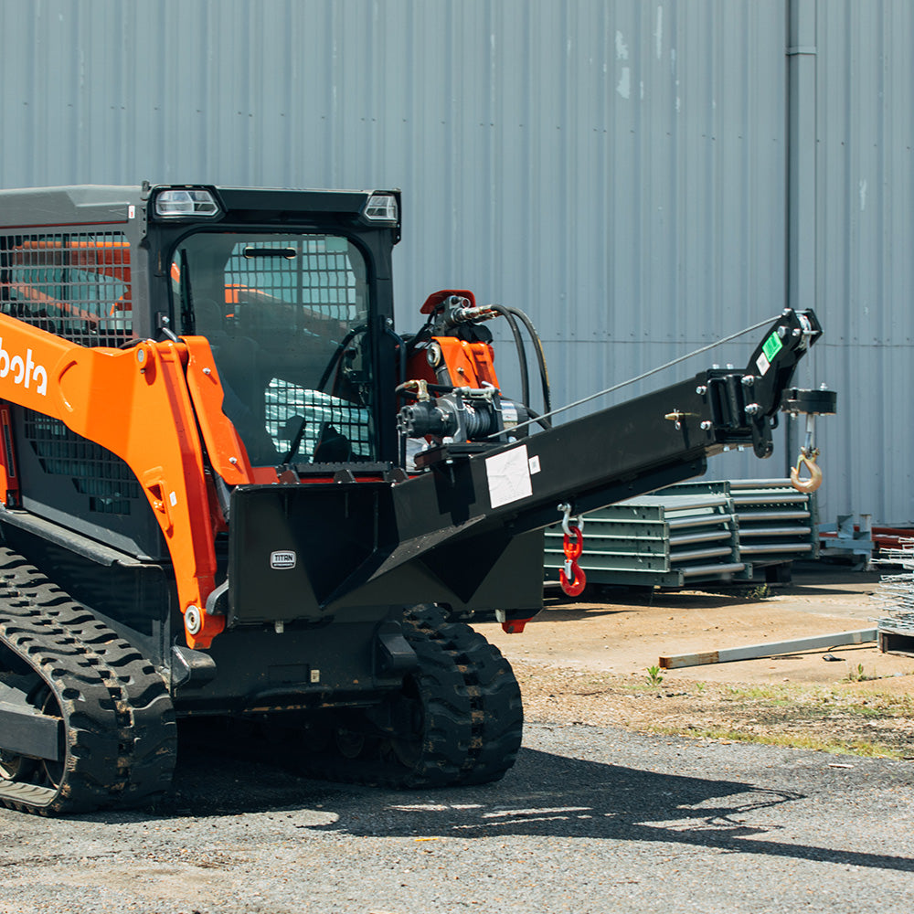 Adjustable Skid Steer Crane Jib | Jib with Winch - view 13