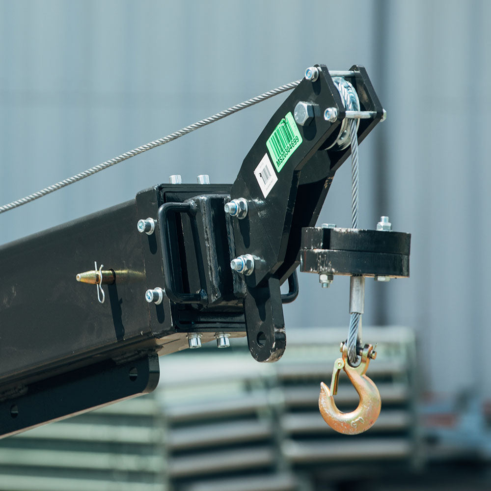 Adjustable Skid Steer Crane Jib | Jib with Winch