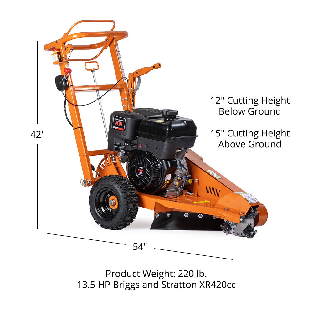 Walk-Behind 13.5 HP Stump Grinder