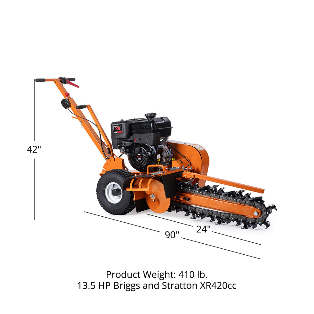 Walk-Behind 13.5 HP Trencher