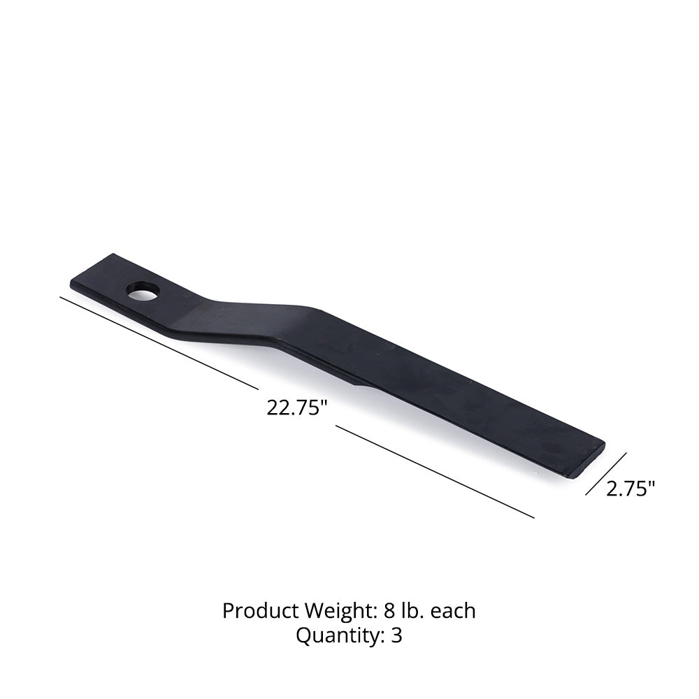 Replacement Blades for Economy Series 66" Skid Steer Brush Cutter - view 6