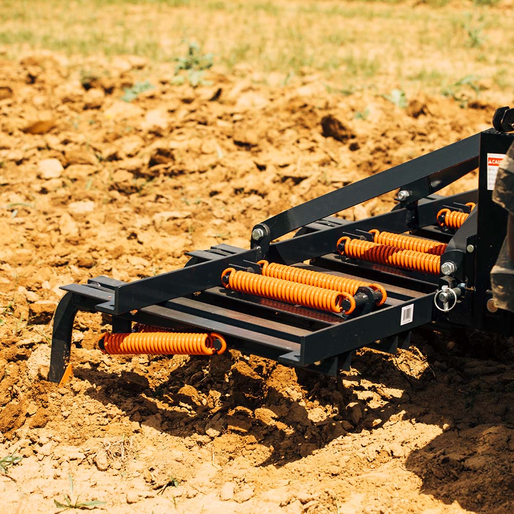 3 Point Spring-Loaded Tine Tiller | 72"
