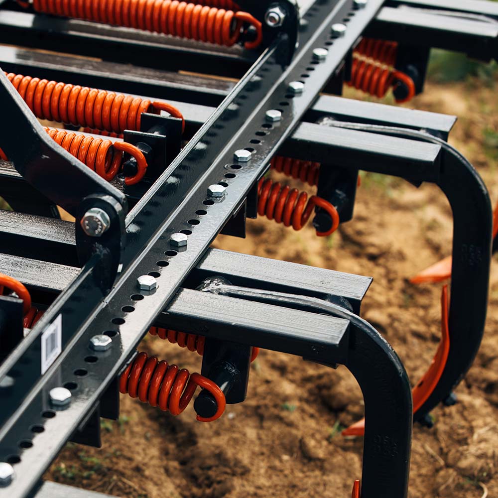 3 Point Spring-Loaded Tine Tiller | 72"