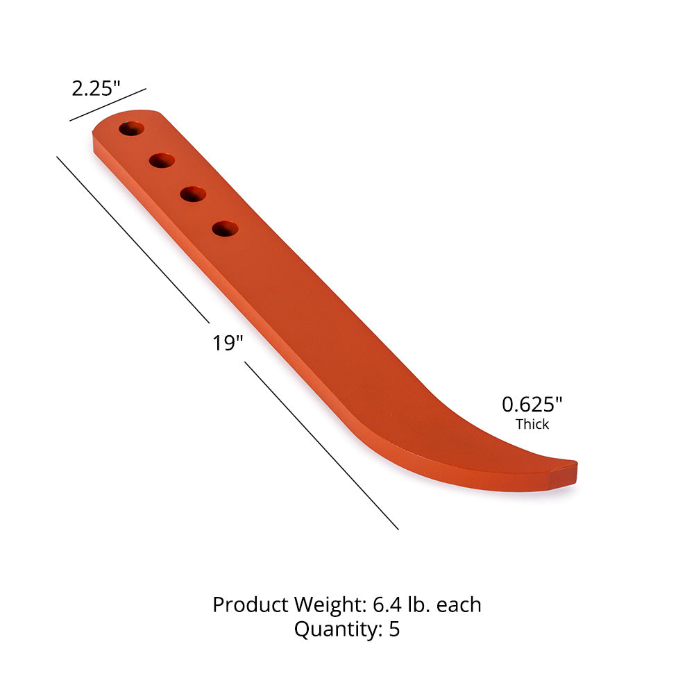 Replacement Shanks for 3 Point 6' Arena Drag