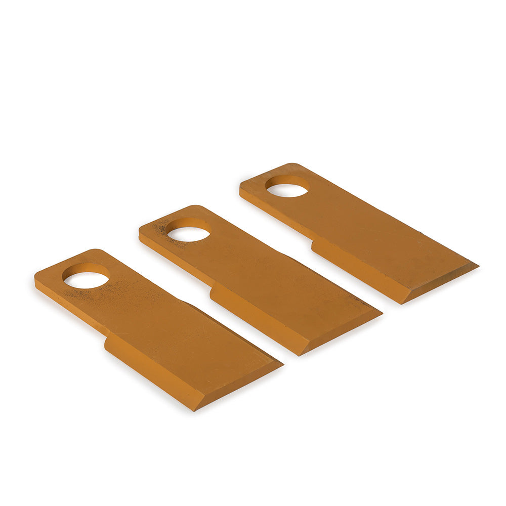 3 Pack Replacement Blades for USA-Made Rotary Skid Steer Brush Cutter - view 1