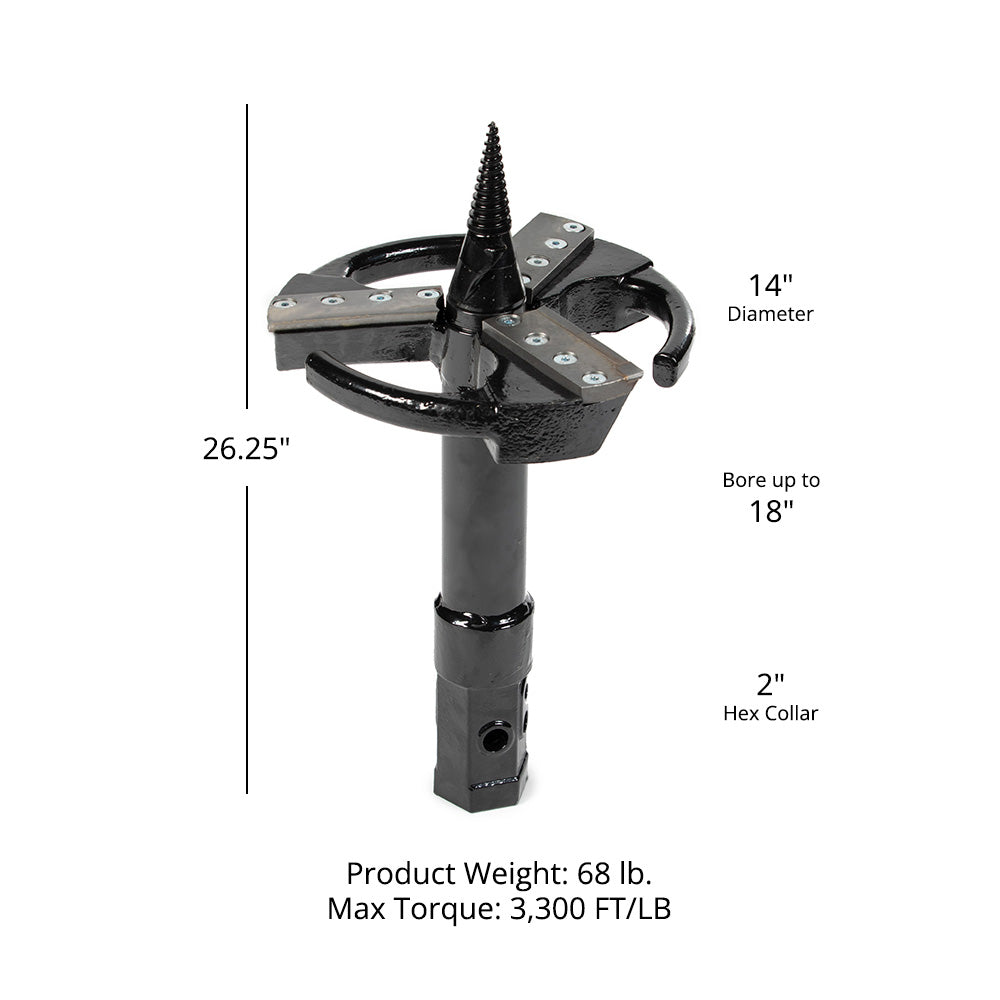 Auger Stump Planer | 14"