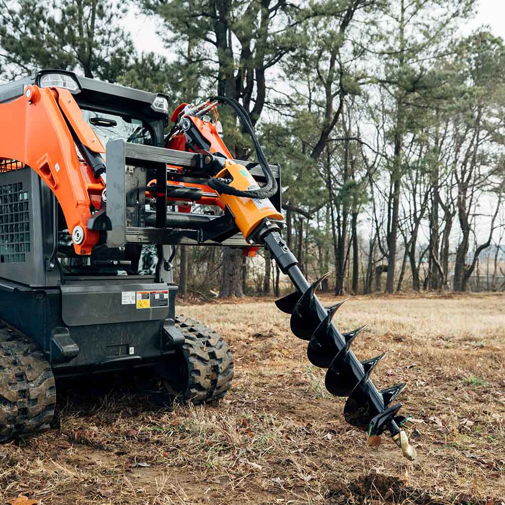 Skid Steer Hydraulic Auger Attachment | Frame Only