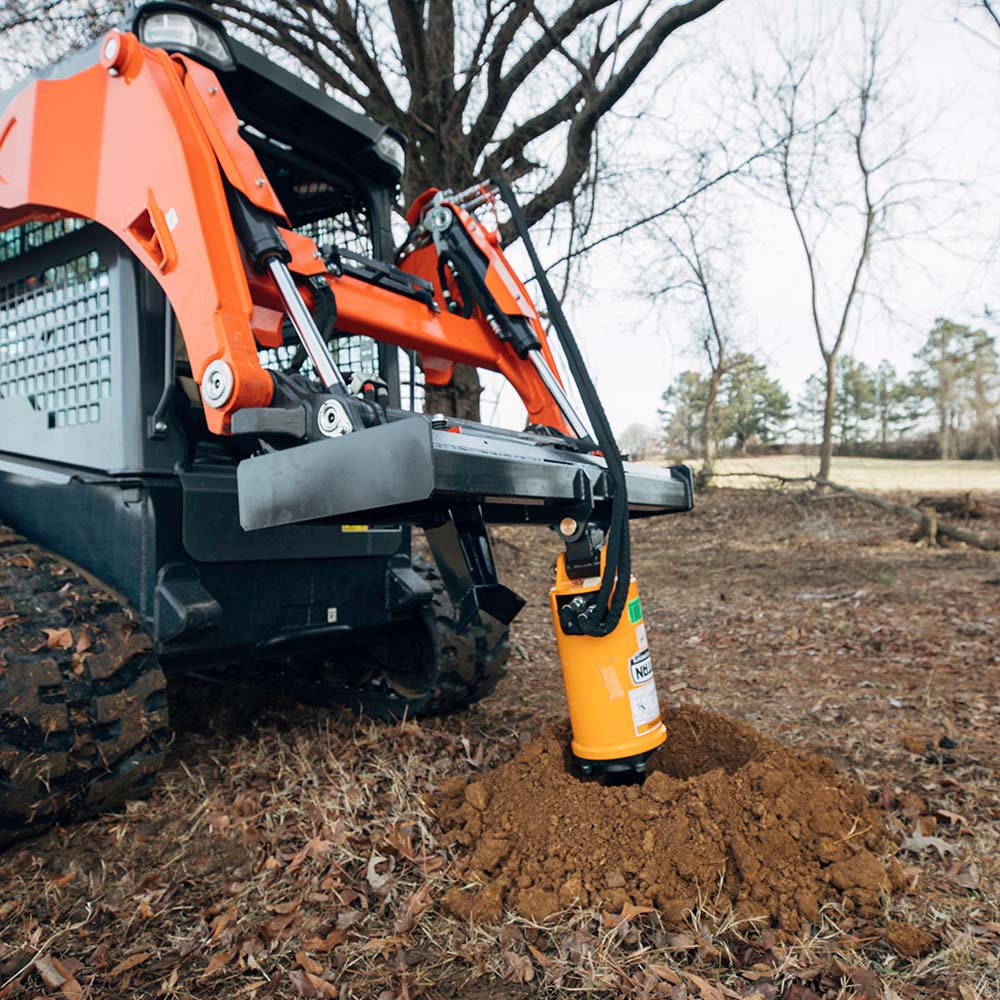 Skid Steer Hydraulic Auger Attachment | Frame Only