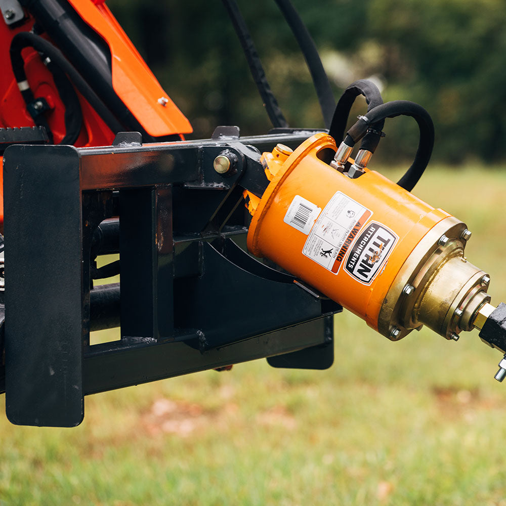 Skid Steer Hydraulic Auger Attachment | Frame + 6" Auger
