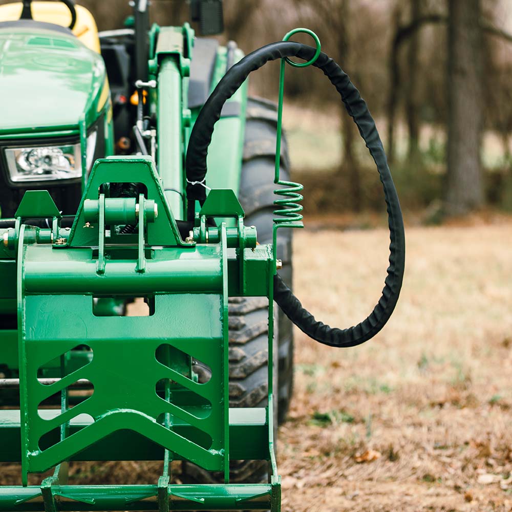 Bolt-On Hose Hanger – Green Finish | Titan Attachments