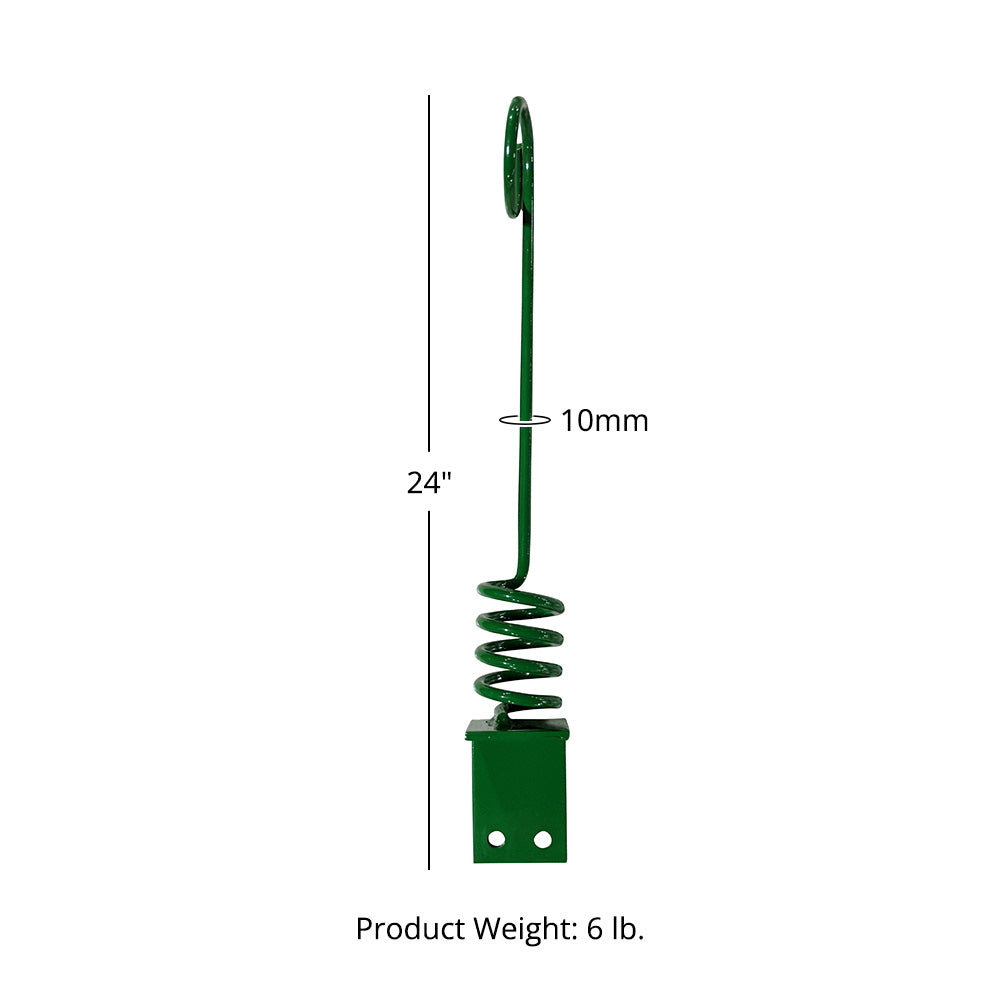 Bolt-On Hose Hanger – Green Finish | Titan Attachments