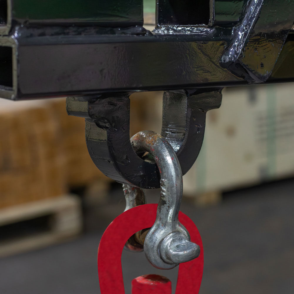 SCRATCH AND DENT - Clamp On Tractor Bucket Hitch w/ Lift Ring - FINAL SALE