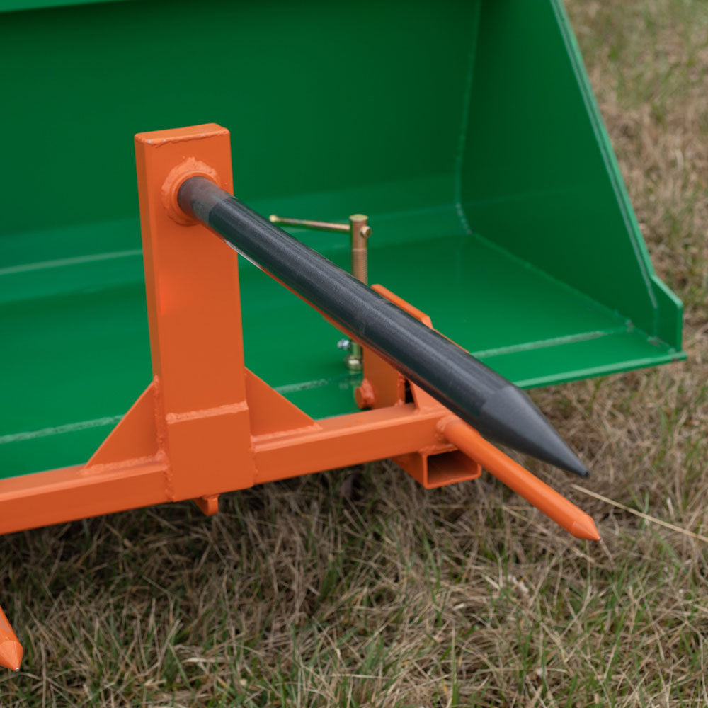 Clamp-On 36" Hay Spear Attachment with Stabilizers