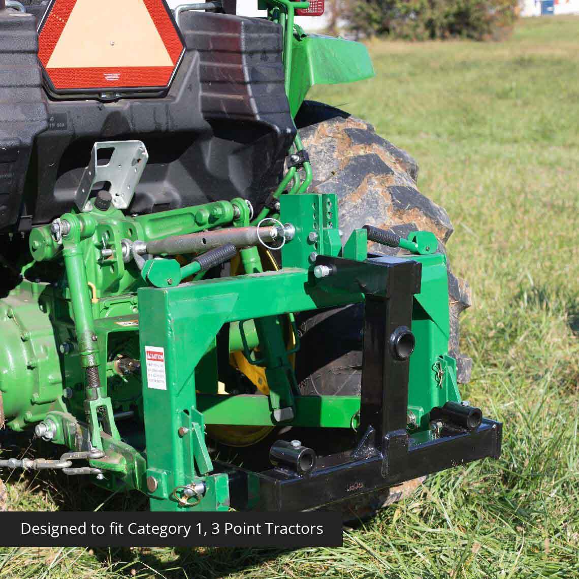 SCRATCH AND DENT - Cat 1 Tractor 3 Point Hay Spear Attachment - FRAME ONLY - FINAL SALE - view 4