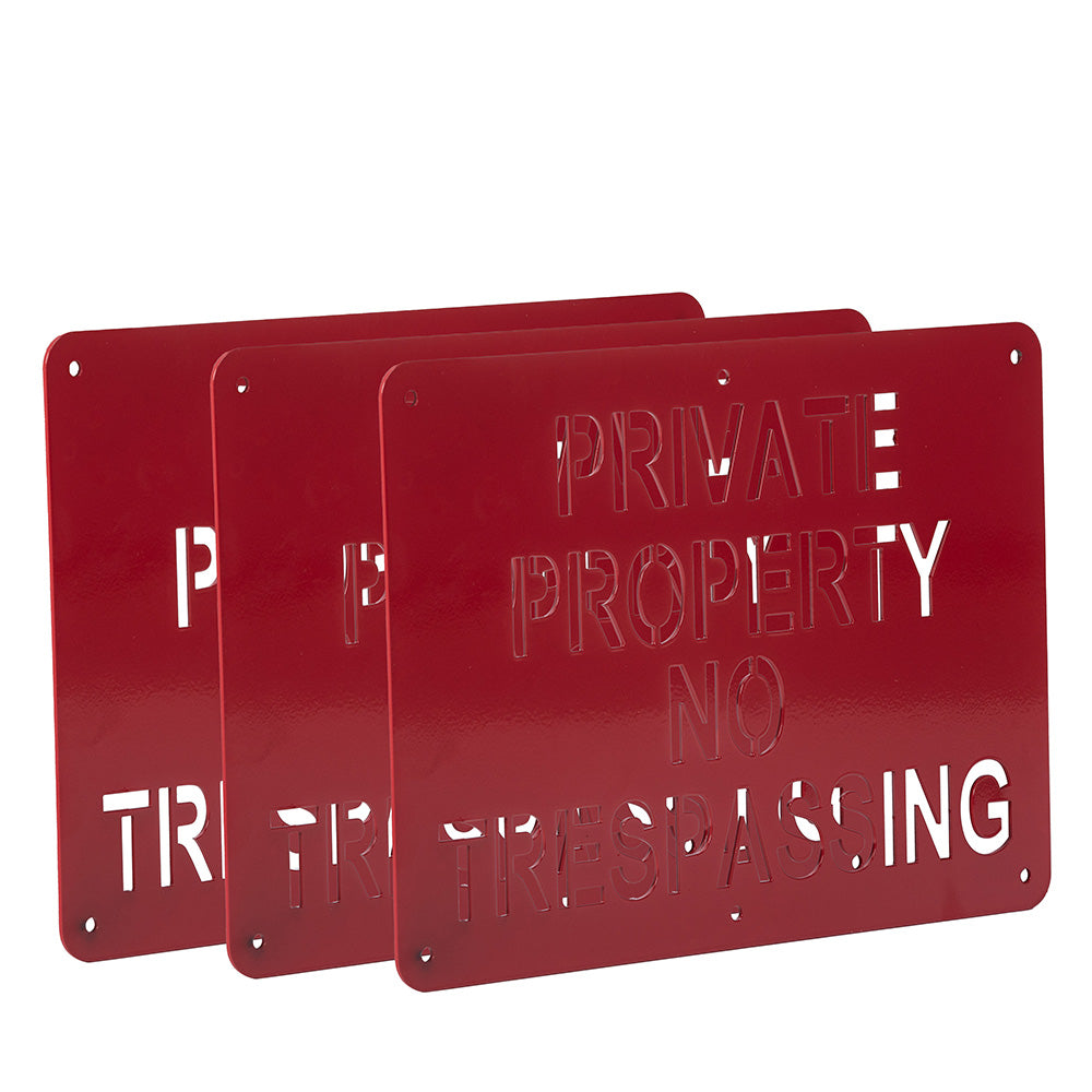 Private Property - No Trespassing Sign | 3 Pack - view 6