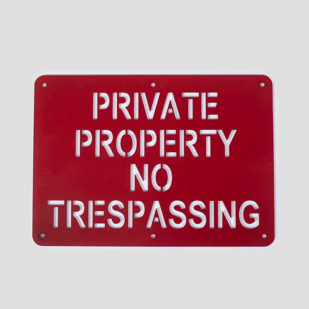 Private Property - No Trespassing Sign | 3 Pack
