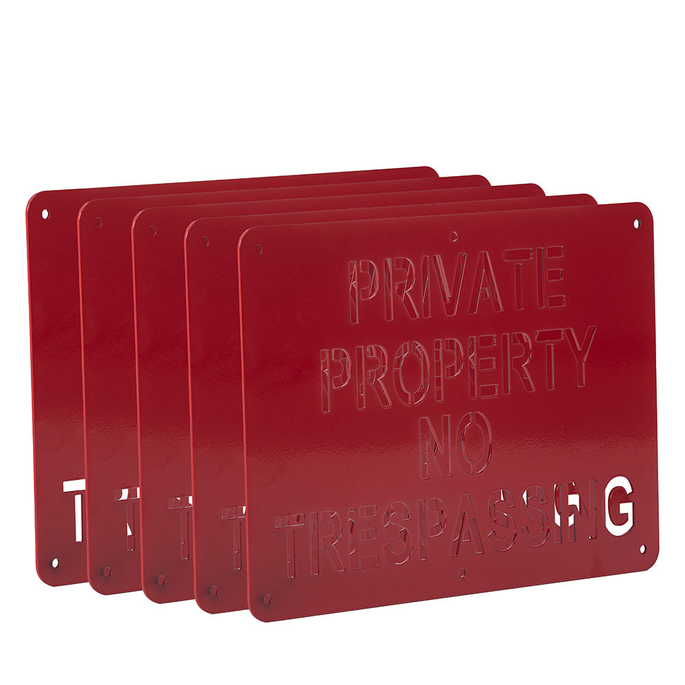 Private Property - No Trespassing Sign | 5 Pack - view 11