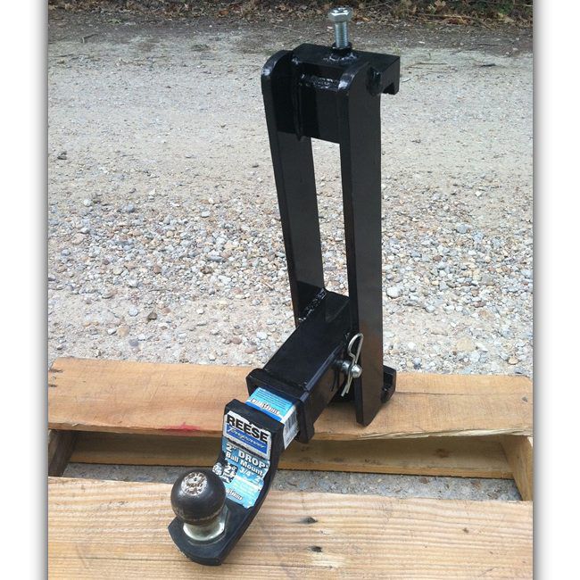 SCRATCH AND DENT - Trailer Hitch Receiver For Pallet Fork Frame - FINAL SALE - view 6