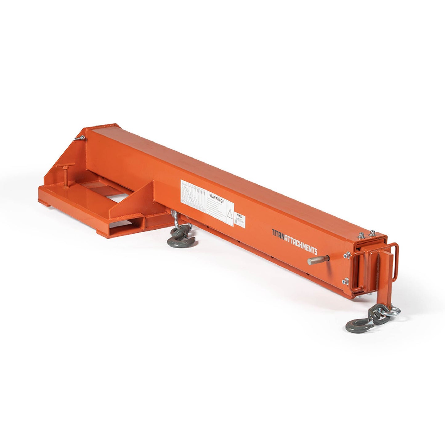 SCRATCH AND DENT - Fork Mounted Adjustable Hoist Jib Boom Crane 6000 LB Lift Capacity - FINAL SALE - view 1