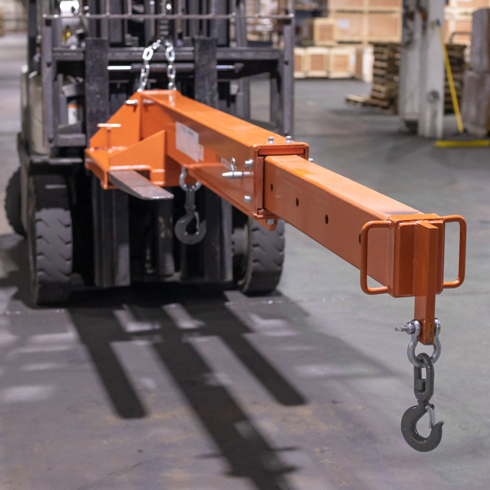 Fork-Mounted Adjustable Hoist Jib Boom Crane - view 5