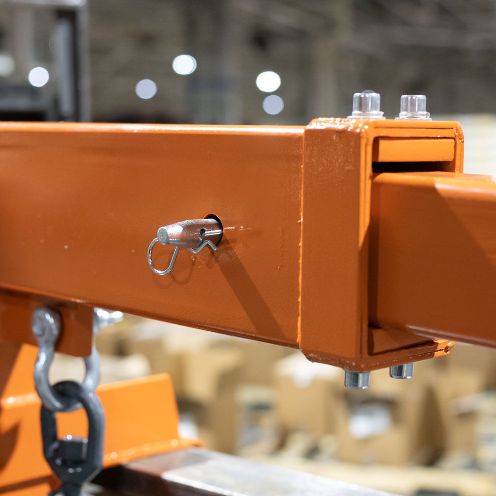 Fork Mounted Telescoping Crane Jib Boom Crane Manual Telescopes 31