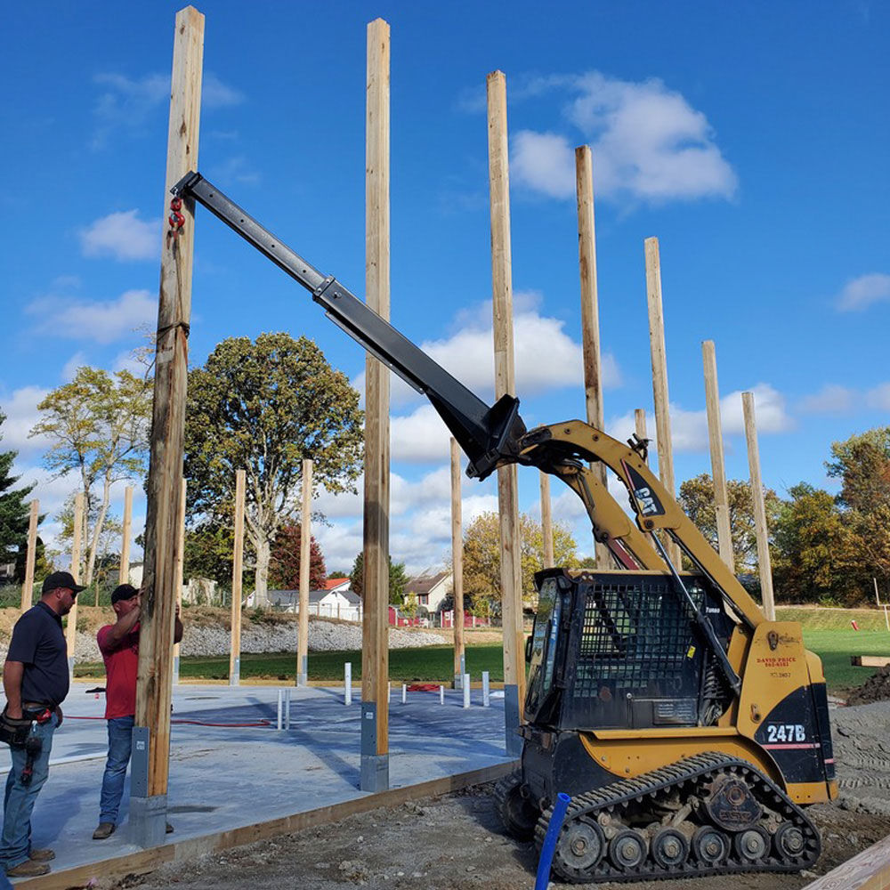 Adjustable Skid Steer Crane Jib - view 2