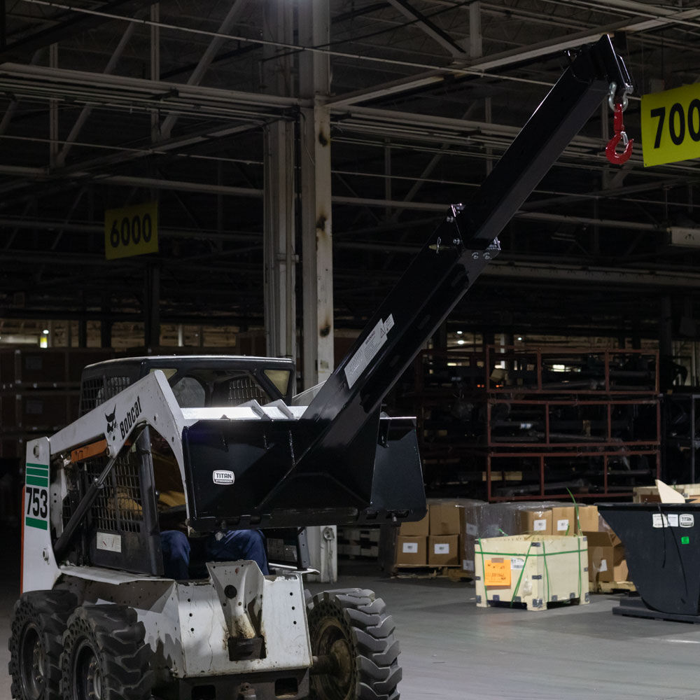 Adjustable Skid Steer Crane Jib - view 4