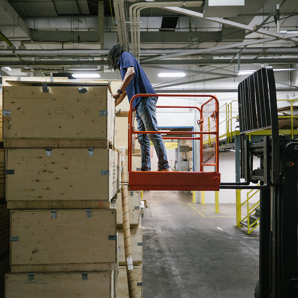 Forklift Safety Cage Work Platform 36" x 36" - view 4