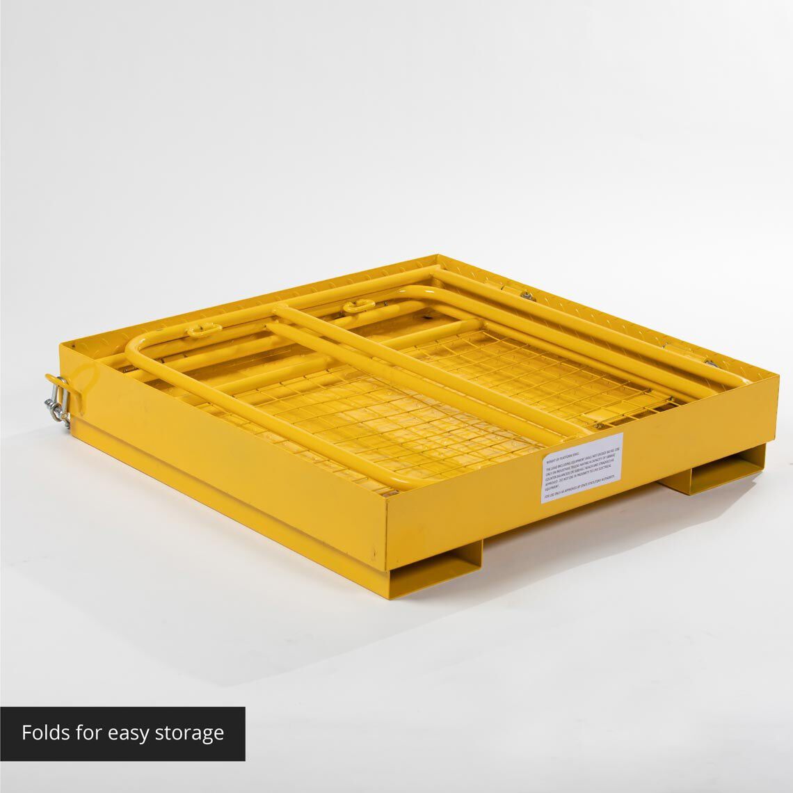 SCRATCH AND DENT - 2 Person Pallet Forklift Platform Safety Cage 36"x36" - FINAL SALE - view 7