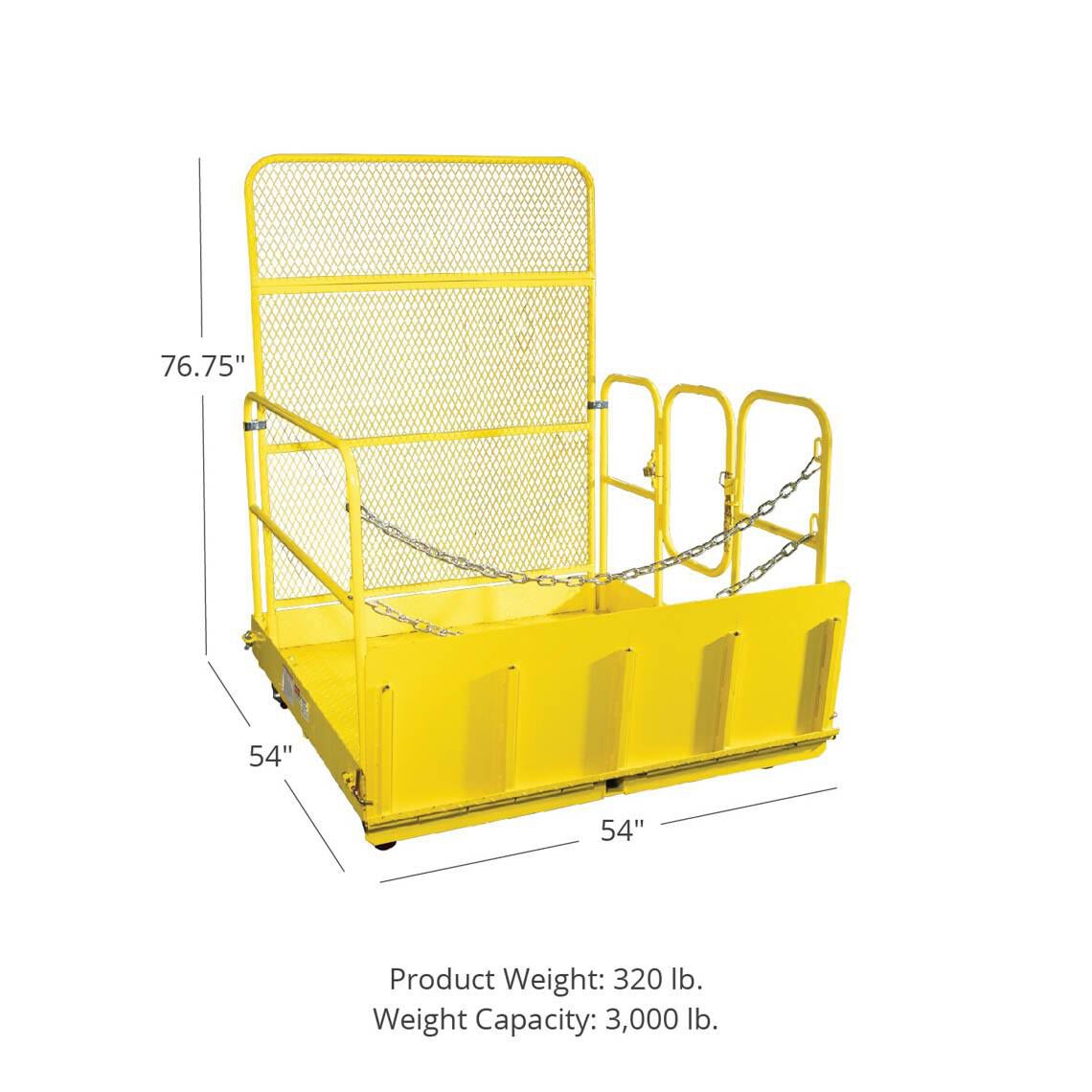 54-in Wide Mobile Easy Loading Work Platform - view 10