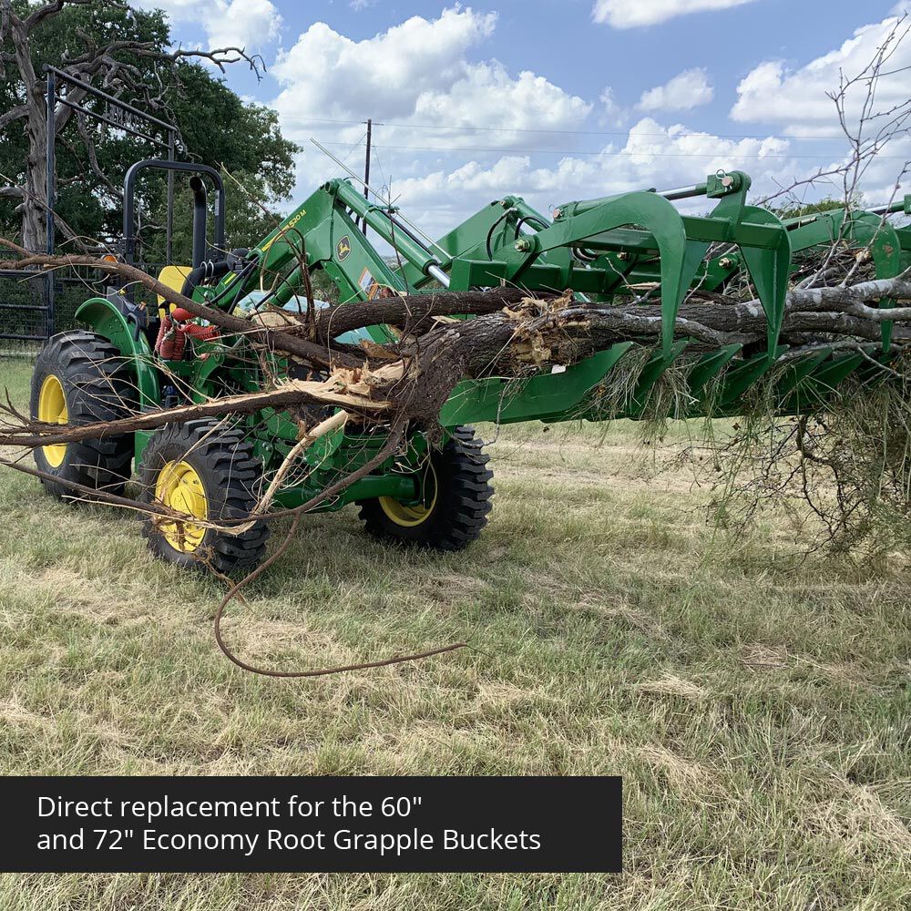 Replacement Cylinder for 60" and 72" Economy Root Grapple Buckets