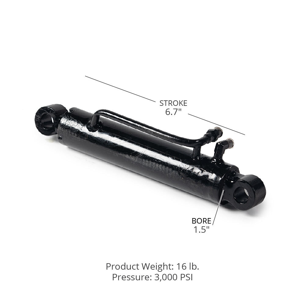 Replacement Cylinder for 30 CU. FT Quick Hitch Hydraulic Dump Box, Category 1, 3 Point - view 5