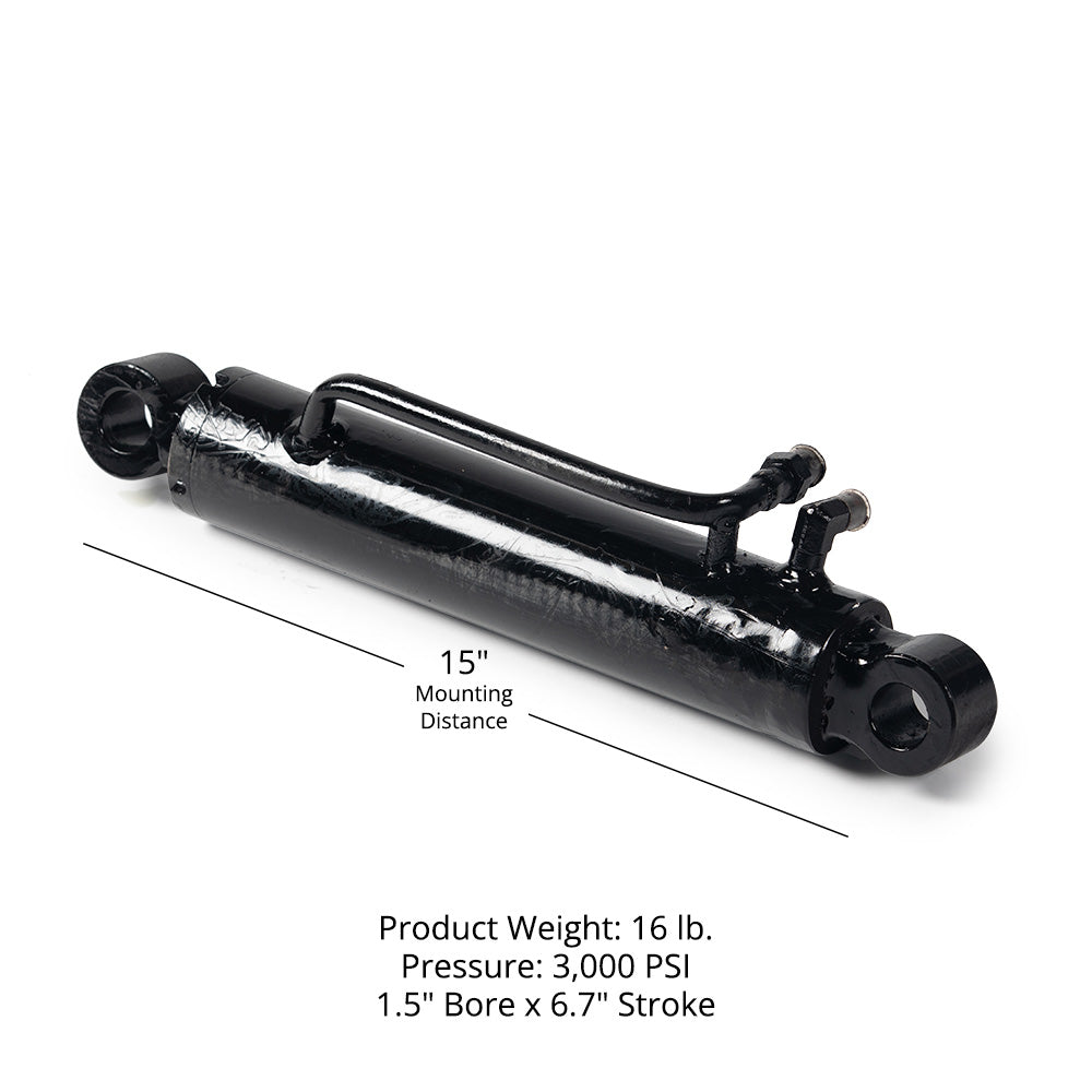 Replacement Cylinder for 30 CU. FT Quick Hitch Hydraulic Dump Box, Category 1, 3 Point - view 6