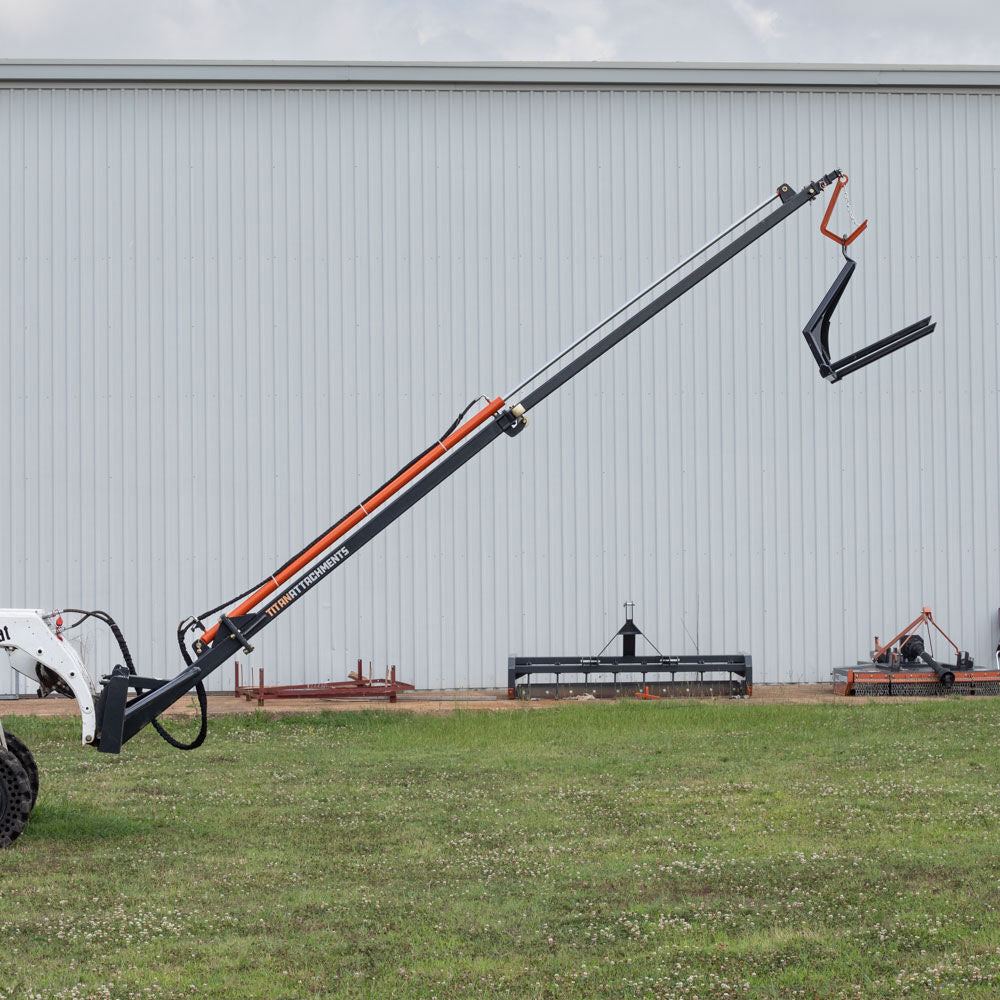 26 FT Reach Telescoping Hydraulic Skid Steer Truss Boom V3 - view 3