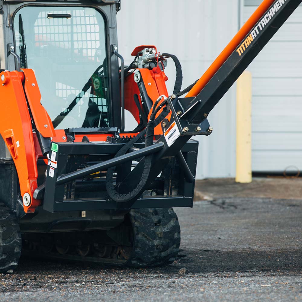 26 FT Reach Telescoping Hydraulic Skid Steer Truss Boom